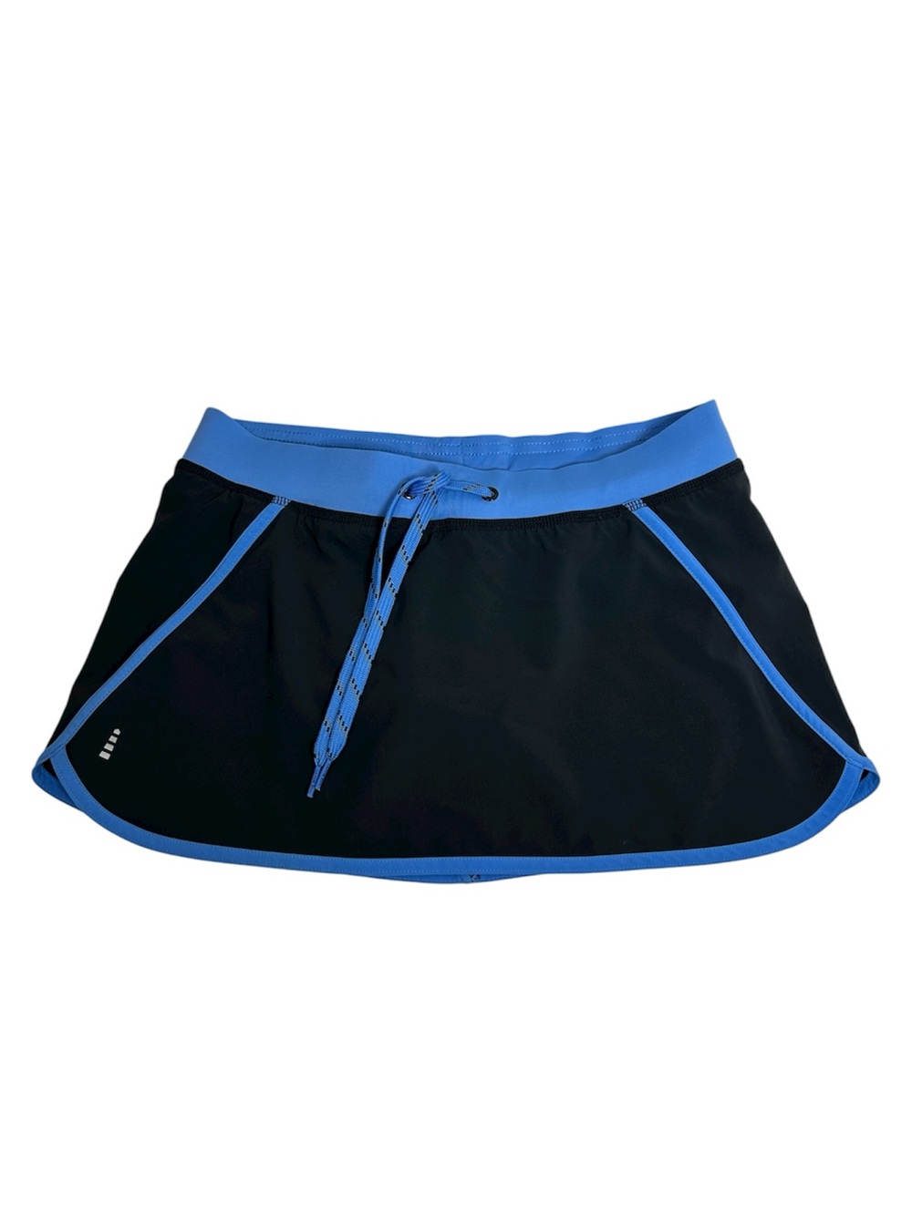 Lands' End Black Blue Athletic Swim Paddle Board Golf Tennis Gym Yoga Skort 6